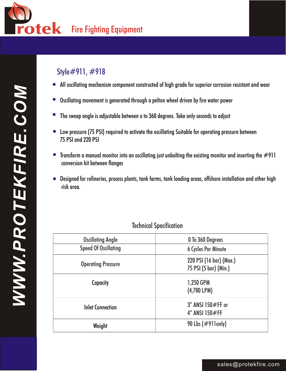 Protek 918 Oscillating Monitor User Manual | Page 2 / 2