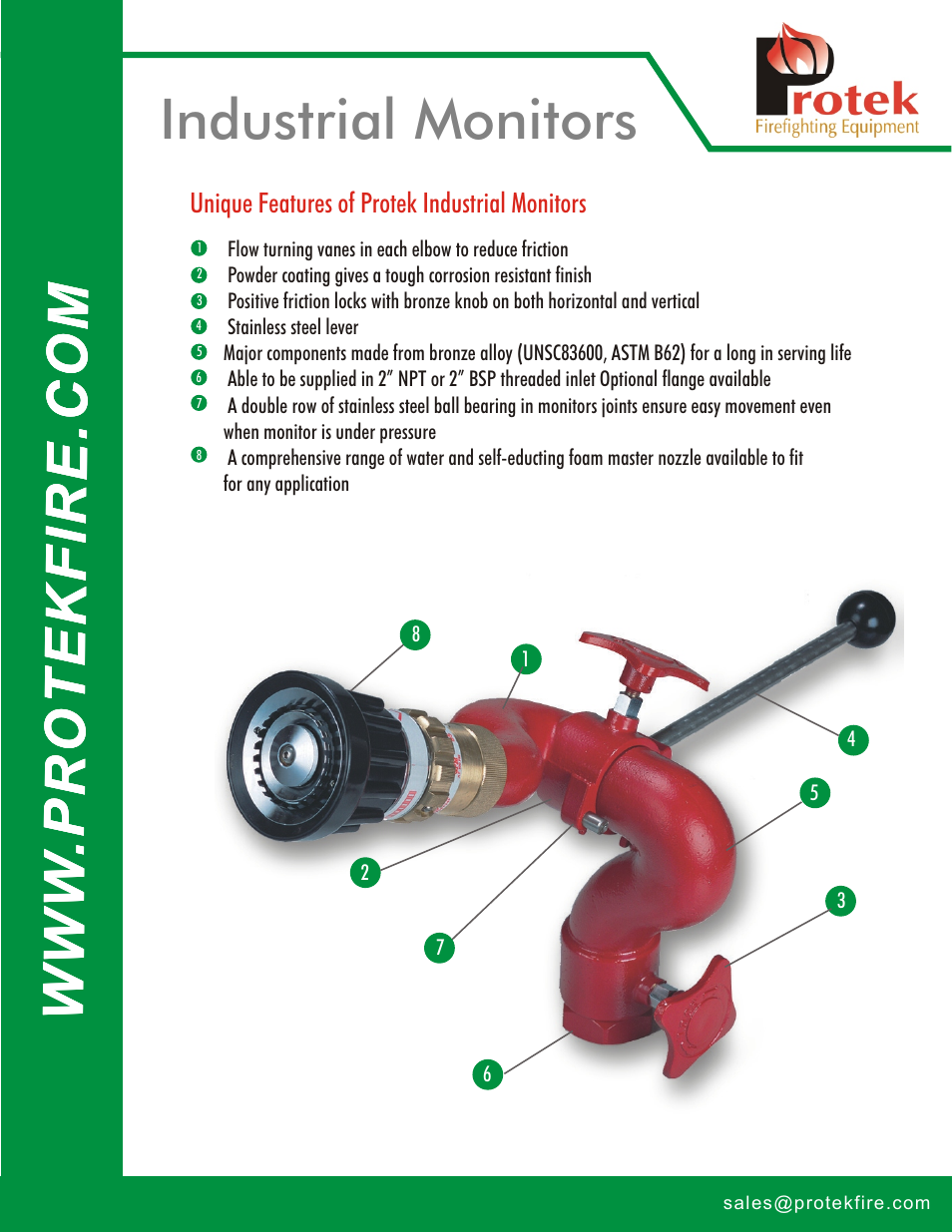 Protek 605 Station Monitor User Manual | 2 pages