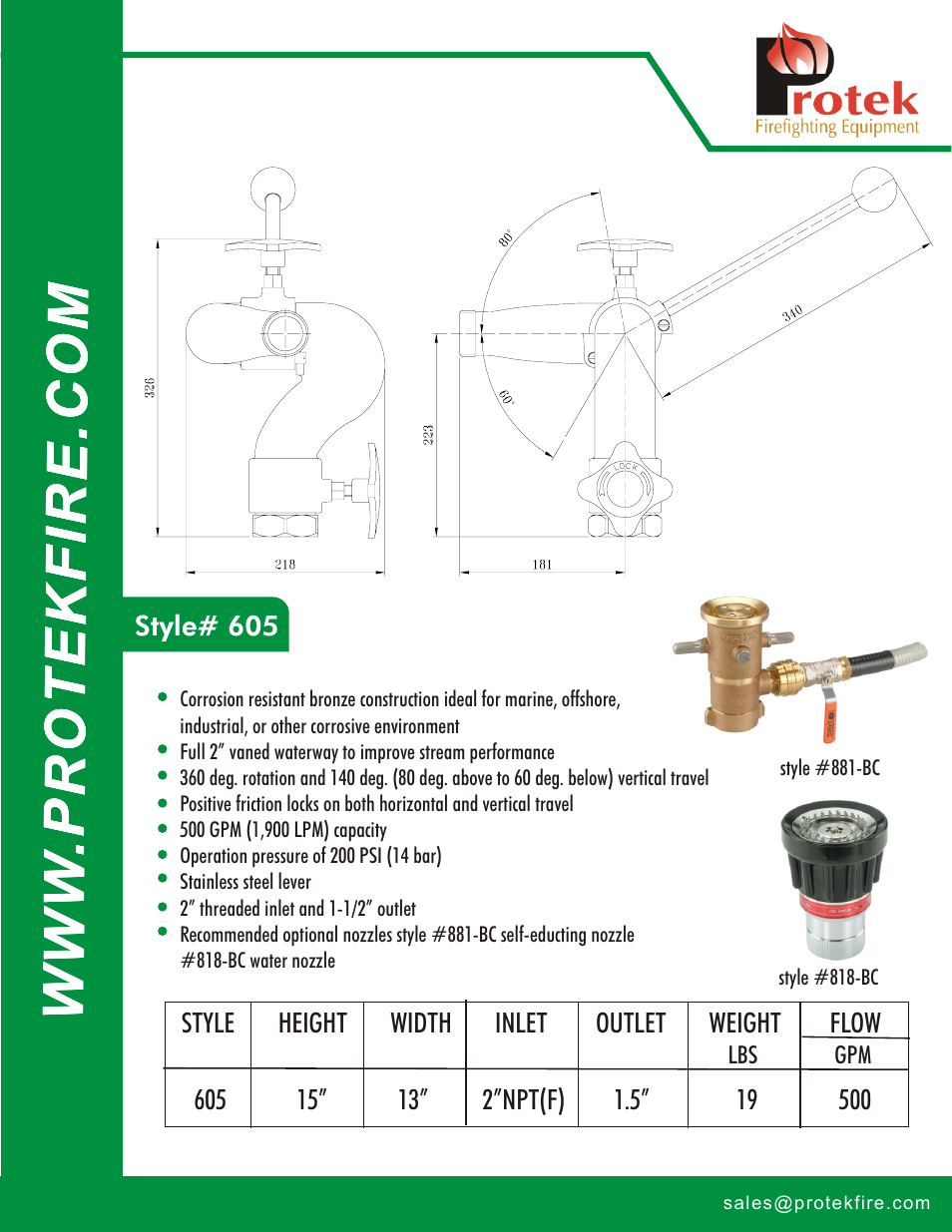 Protek 605 Station Monitor User Manual | Page 2 / 2