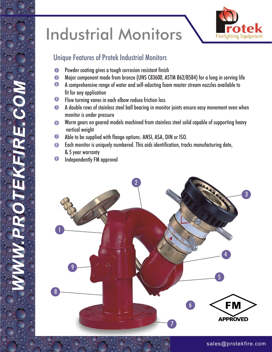 Protek 611 Station Monitor User Manual | 2 pages