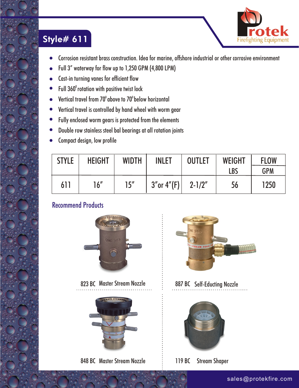 Protek 611 Station Monitor User Manual | Page 2 / 2