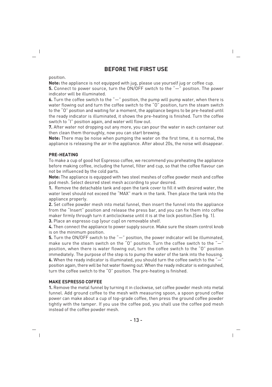SINBO SCM 2937 User Manual | Page 14 / 76