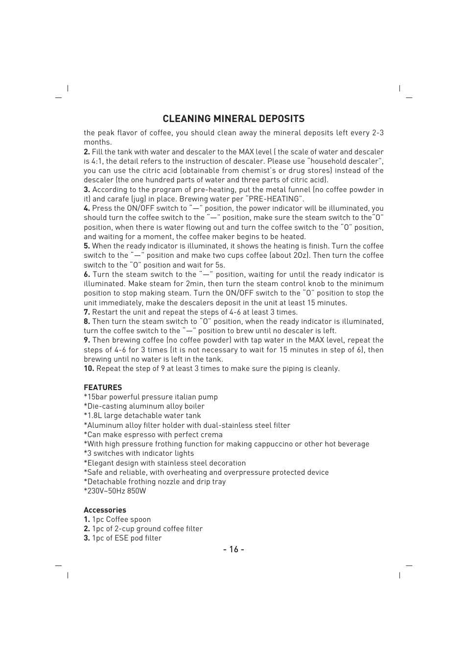 SINBO SCM 2937 User Manual | Page 17 / 76