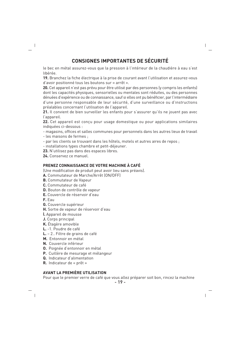 SINBO SCM 2937 User Manual | Page 20 / 76