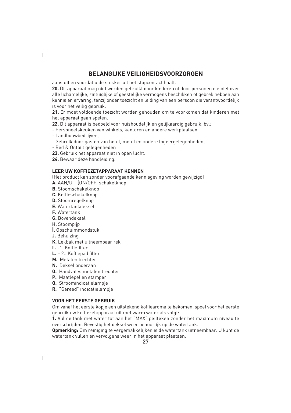 SINBO SCM 2937 User Manual | Page 28 / 76