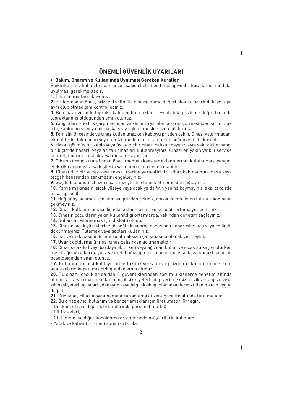 SINBO SCM 2937 User Manual | Page 4 / 76