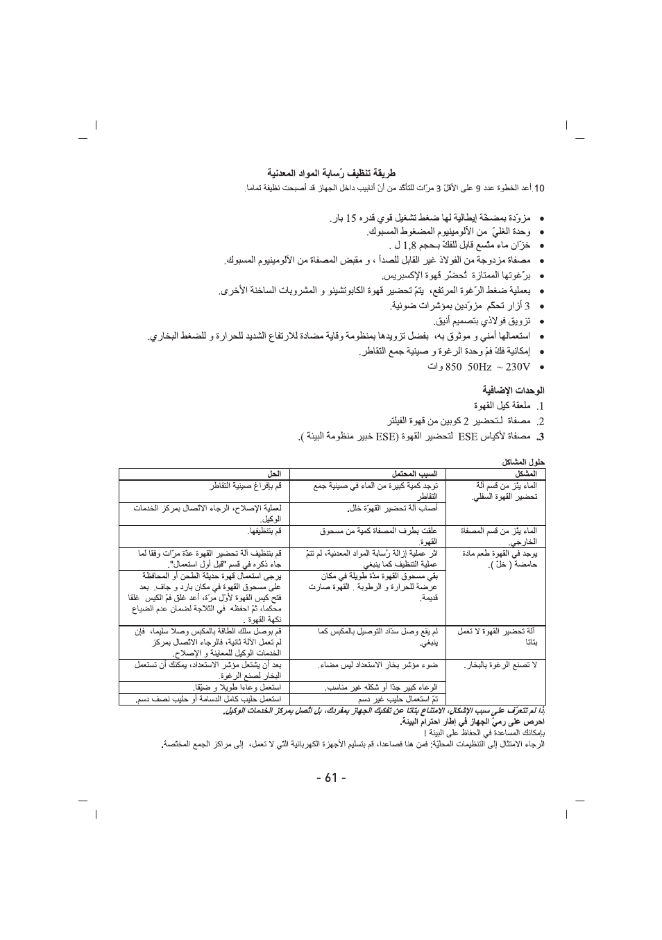 SINBO SCM 2937 User Manual | Page 62 / 76