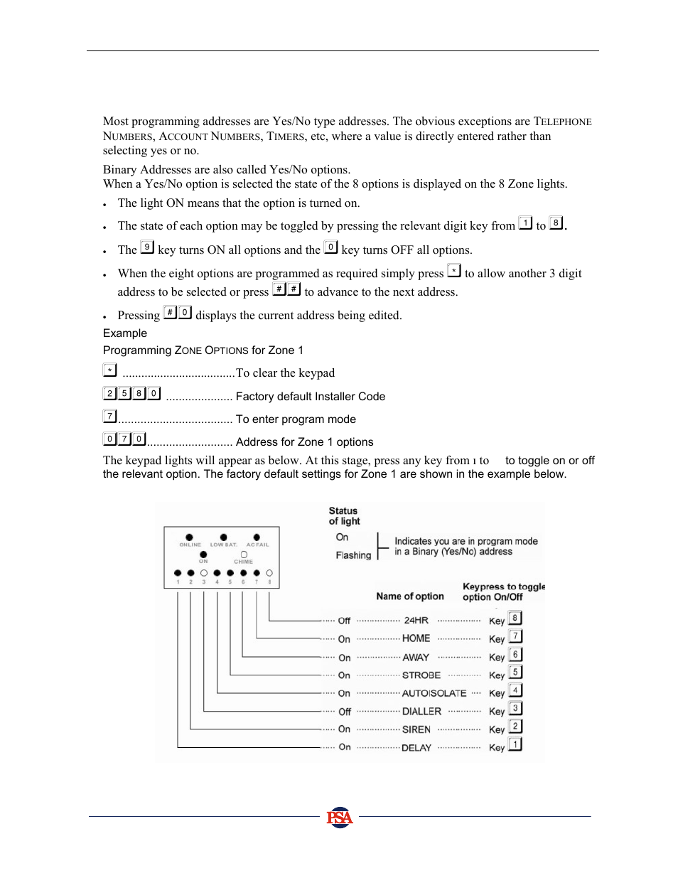 PSA PIN388D/PIN388L Installer Manual User Manual | Page 10 / 39