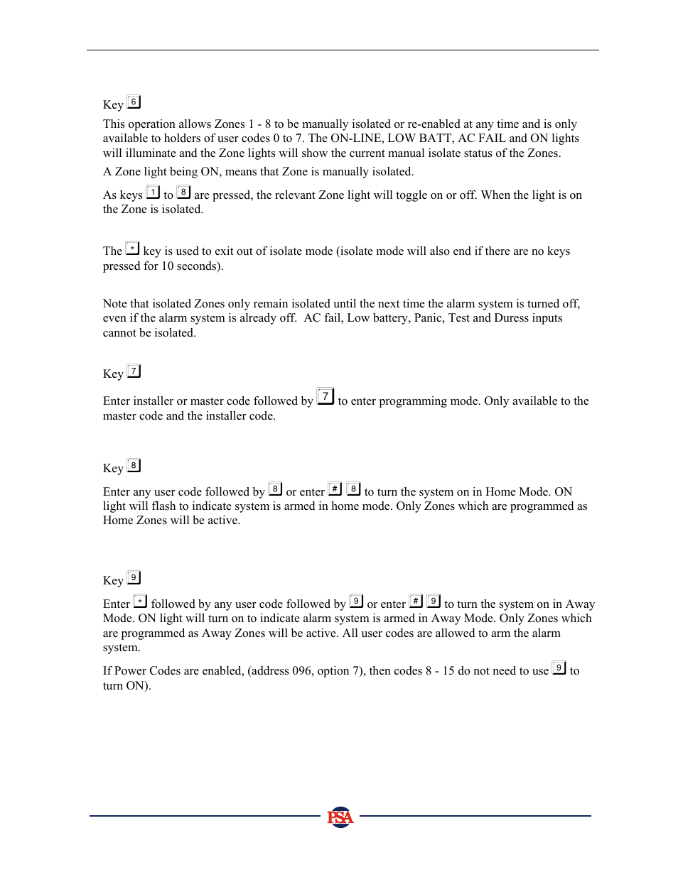 PSA PIN388D/PIN388L Installer Manual User Manual | Page 15 / 39