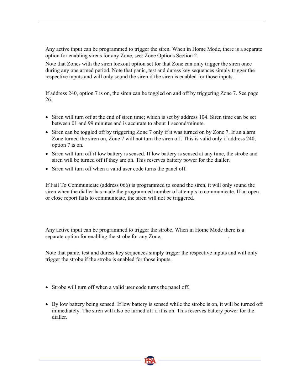 PSA PIN388D/PIN388L Installer Manual User Manual | Page 17 / 39
