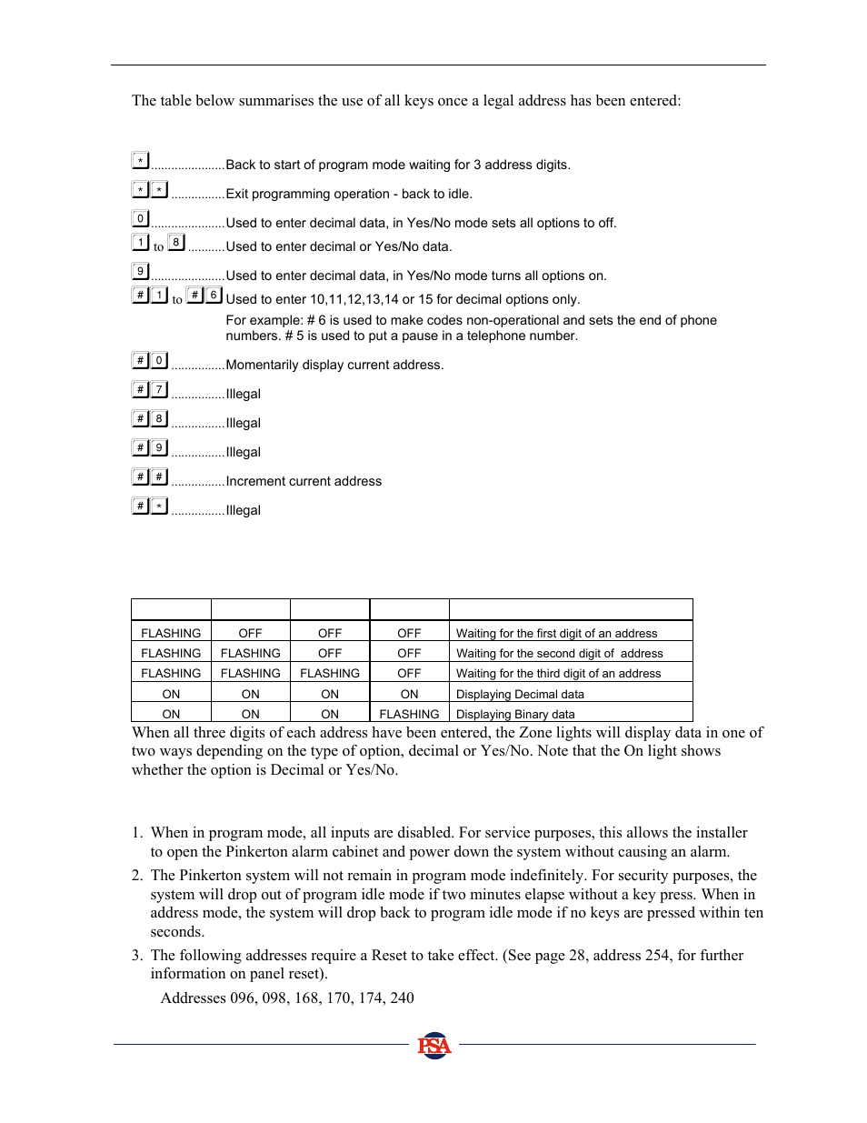 PSA PIN388D/PIN388L Installer Manual User Manual | Page 18 / 39
