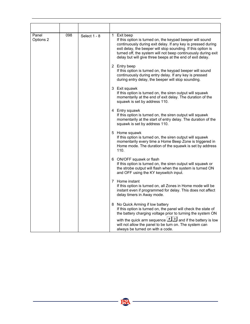 PSA PIN388D/PIN388L Installer Manual User Manual | Page 25 / 39