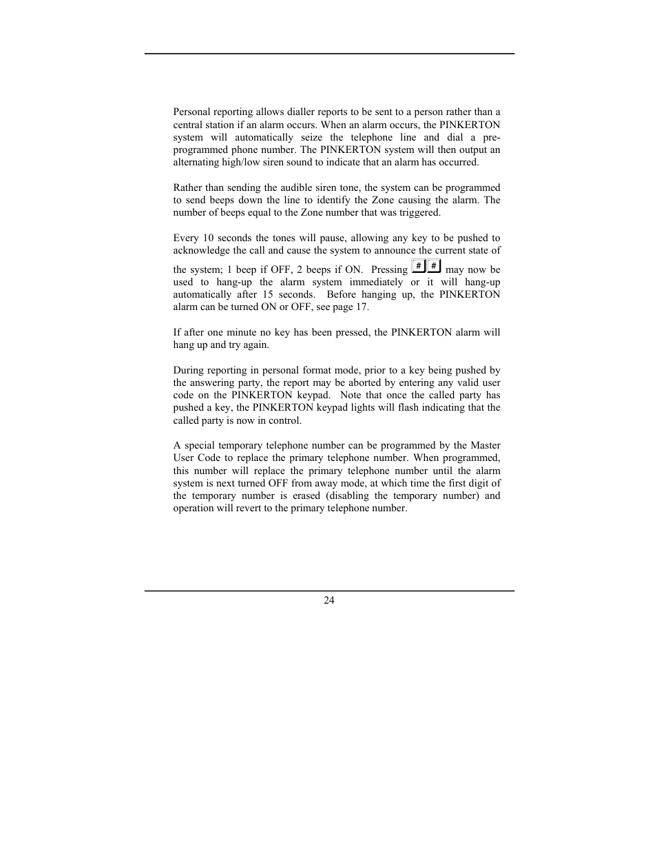 Personal reporting | PSA PIN388D/PIN388L User Manual User Manual | Page 26 / 32