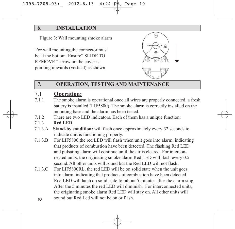 1 operation | PSA LIF5800RL User Manual | Page 12 / 29