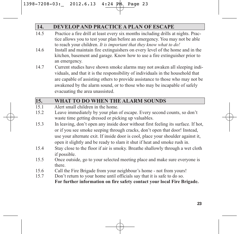 PSA LIF5800RL User Manual | Page 25 / 29