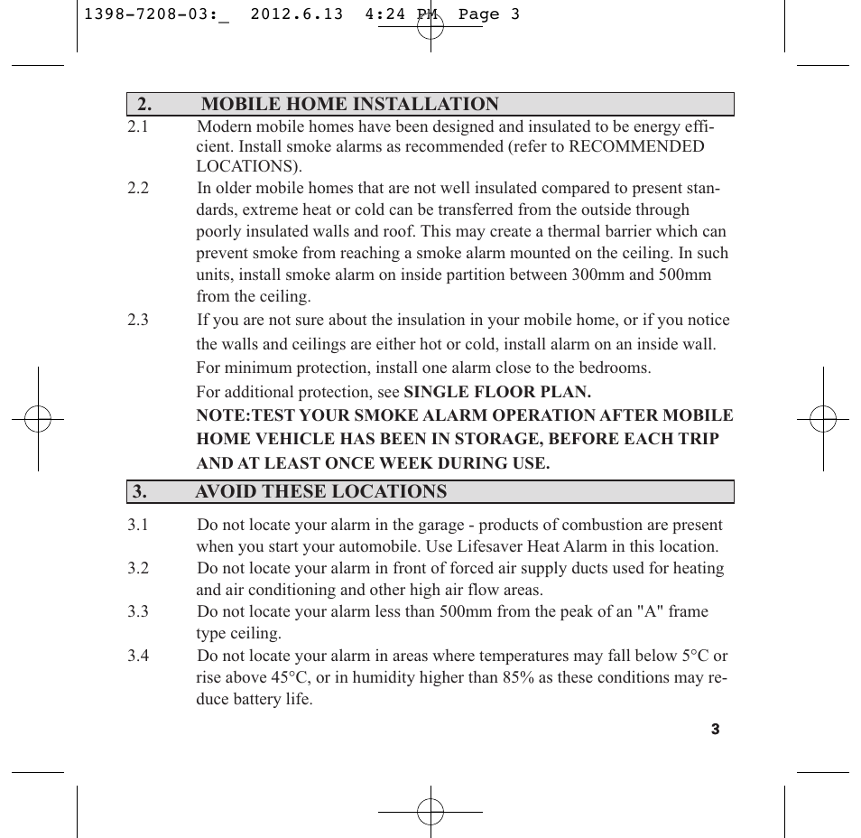 PSA LIF5800RL User Manual | Page 5 / 29