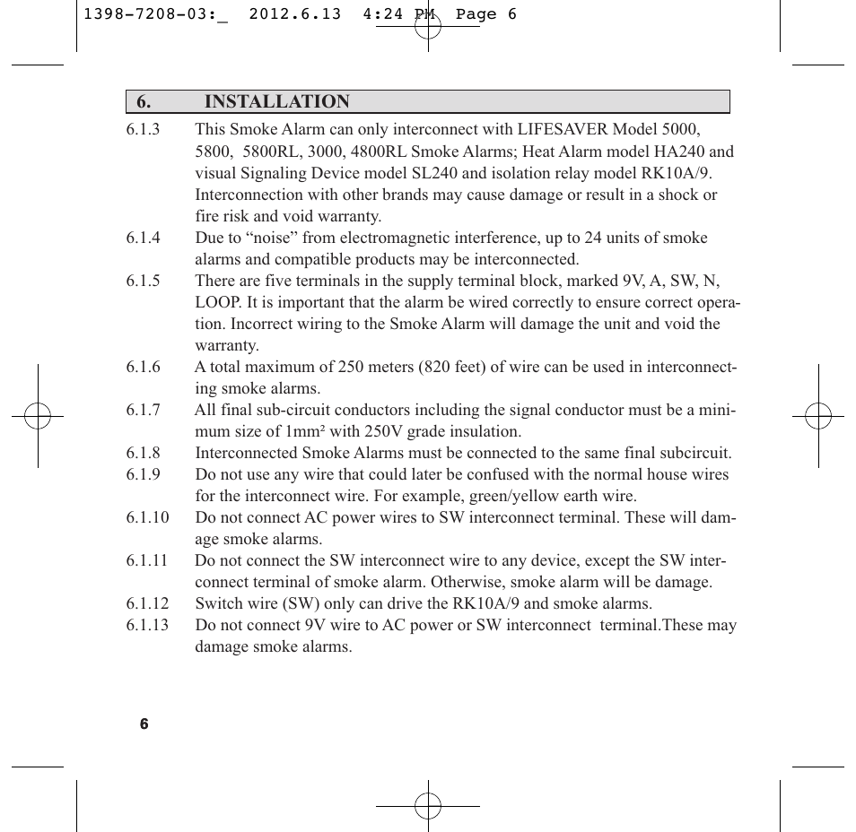 PSA LIF5800RL User Manual | Page 8 / 29