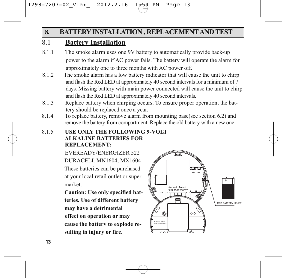 PSA LIF5000 User Manual | Page 15 / 29