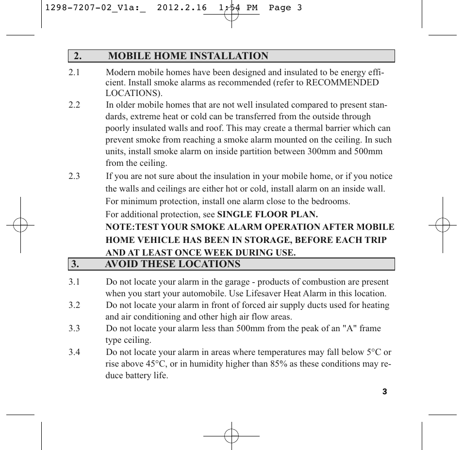 PSA LIF5000 User Manual | Page 5 / 29