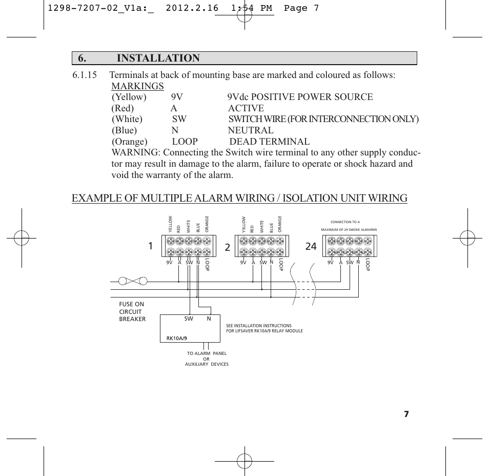 PSA LIF5000 User Manual | Page 9 / 29