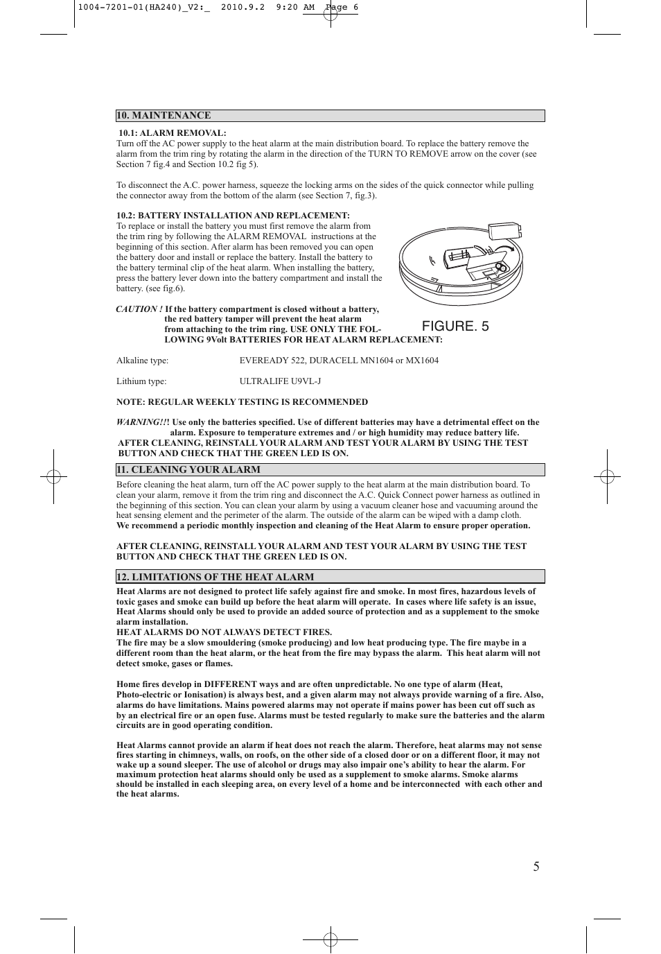 Figure. 5 | PSA LIFHA240 User Manual | Page 6 / 8