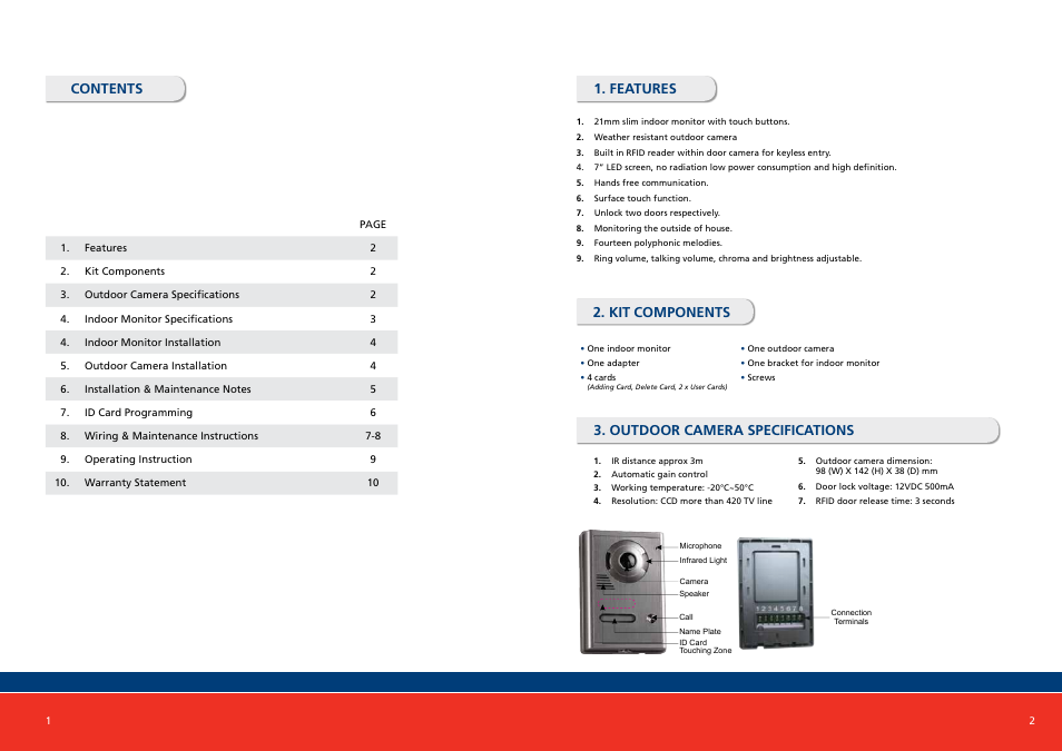 PSA PAN780KID User Manual | Page 2 / 7