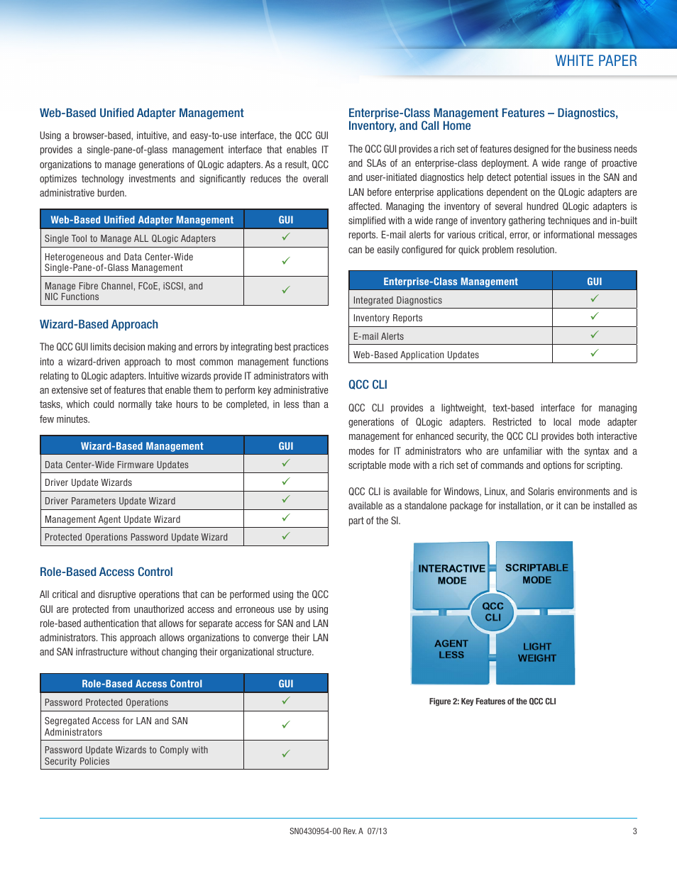 White paper | QLogic 2500 Series Unified Adapter Management Across the Data Center User Manual | Page 3 / 5