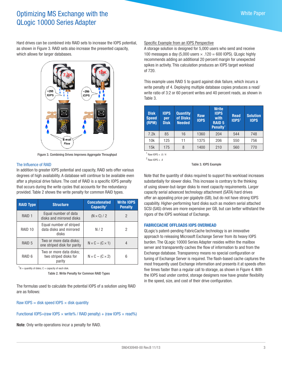 White paper | QLogic 10000 Series Optimizing MS Exchange User Manual | Page 3 / 4