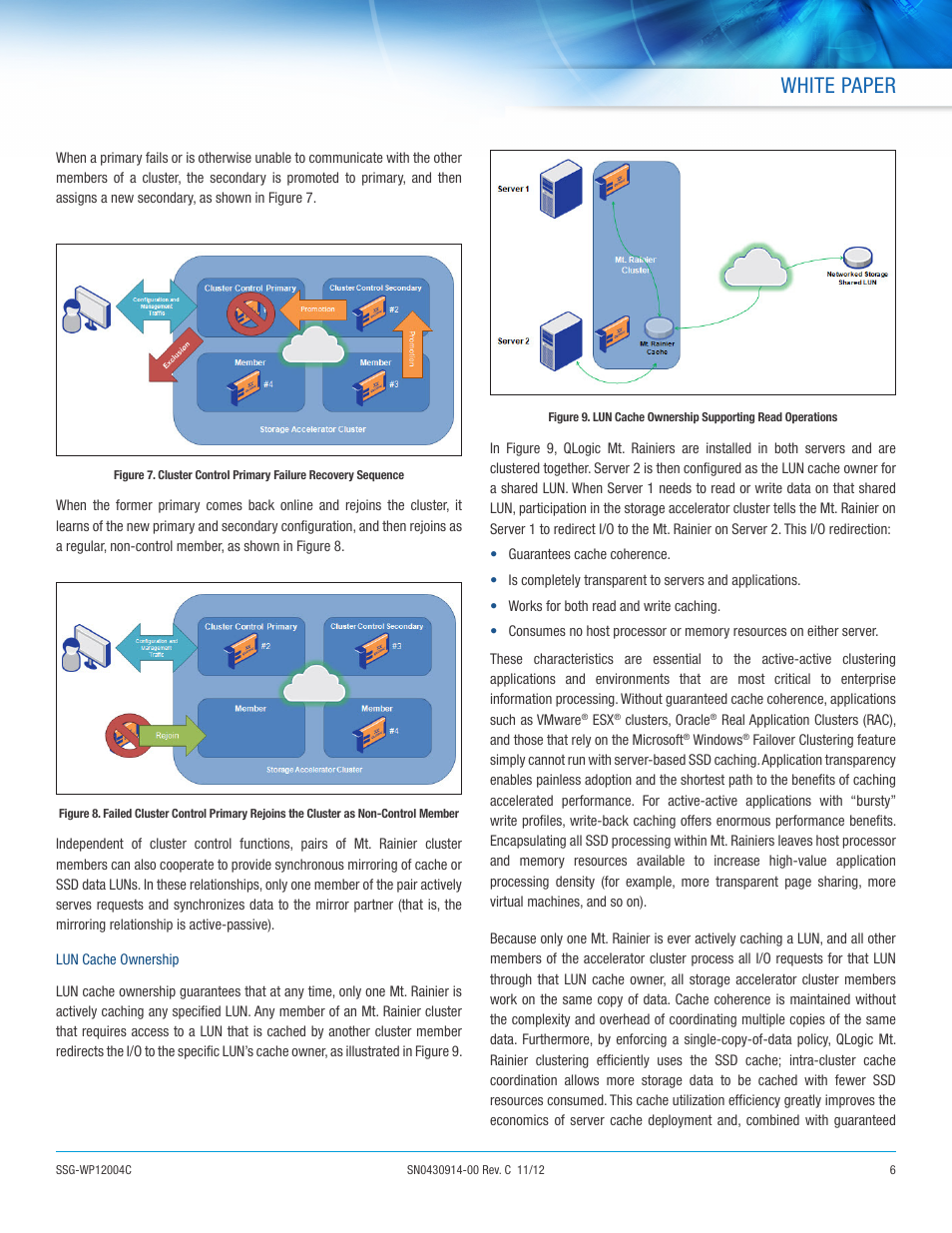 White paper | QLogic 10000 Series Mt. Rainier Technology Accelerates the Enterprise User Manual | Page 6 / 9