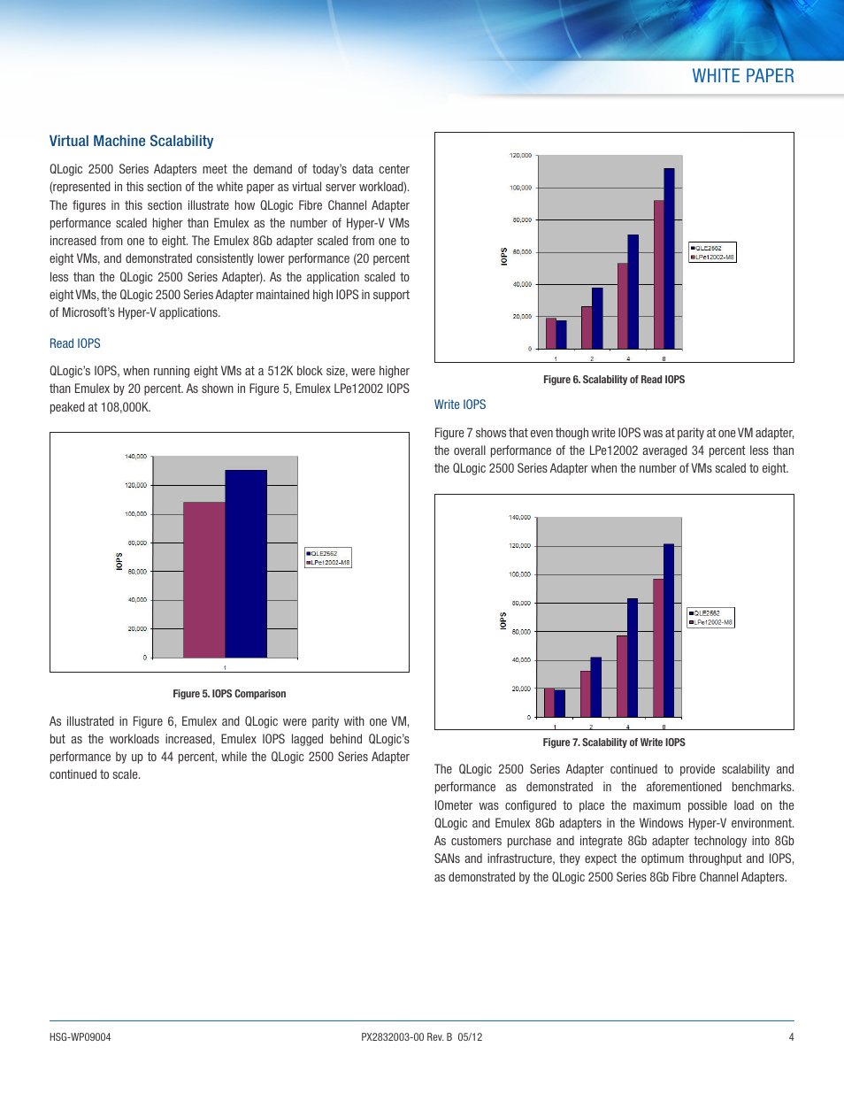 White paper | QLogic 2500 Series 8Gb Fibre Channel Adapter of Choice in Microsoft Hyper-V Environments User Manual | Page 4 / 7