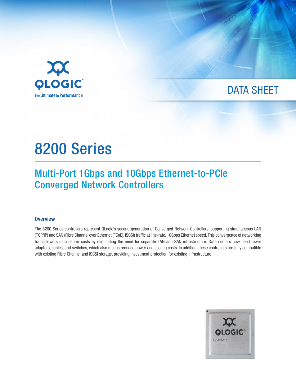 QLogic 8200 Series Controller User Manual | 4 pages