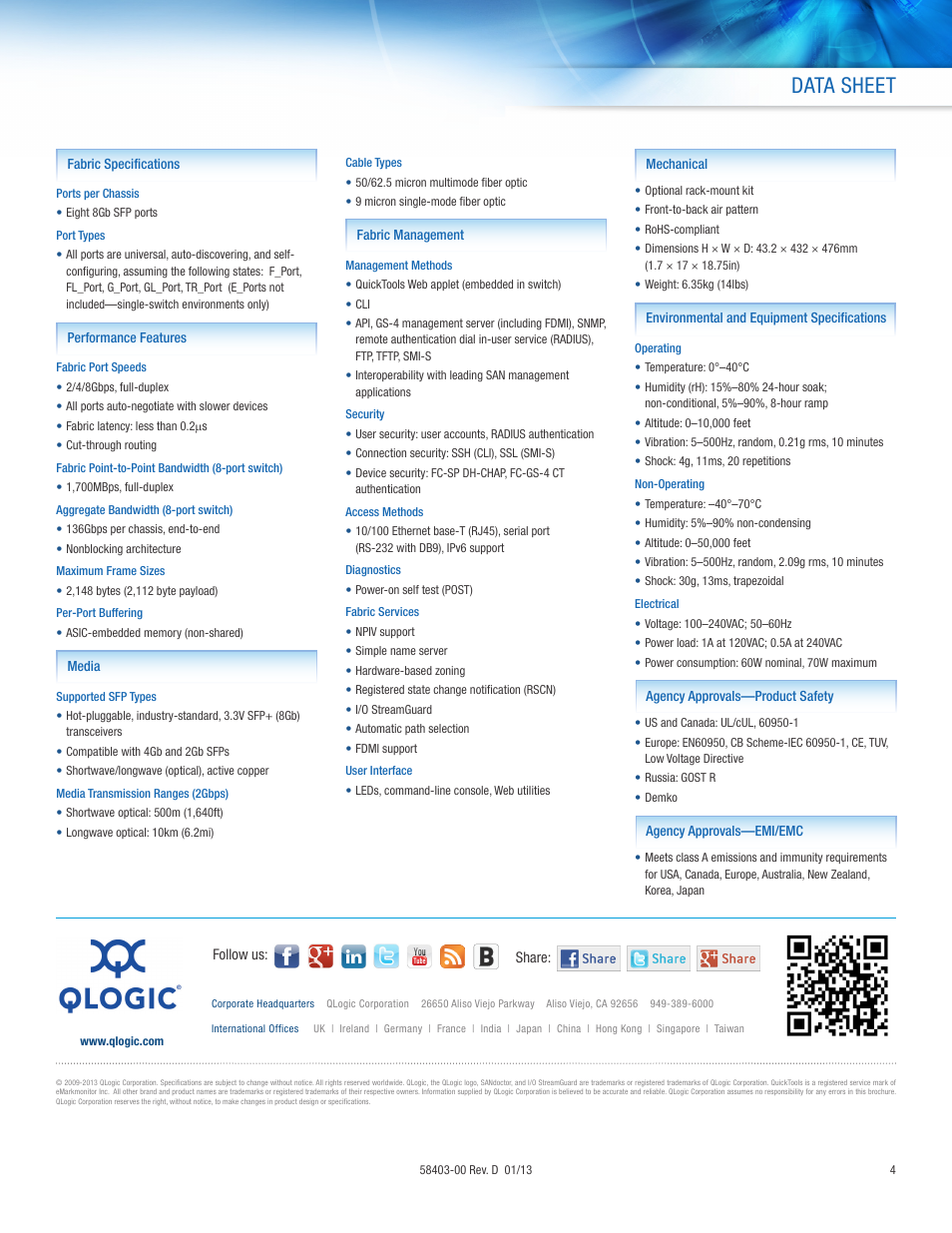 Data sheet | QLogic 3810 User Manual | Page 4 / 4