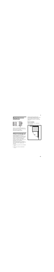 Tr içindekilertr montaj kılavuzu solo cihaz, Montaj kılavuzunun kullanılması, Cihazın kurulacağı yer | Duvar mesafesi | Bosch GSN36VL30 User Manual | Page 41 / 48
