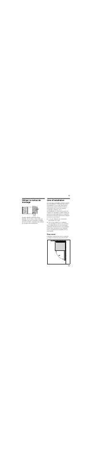 Utiliser la notice de montage, Lieu d’installation, Écart mural | Bosch GSN54AW30 User Manual | Page 11 / 49