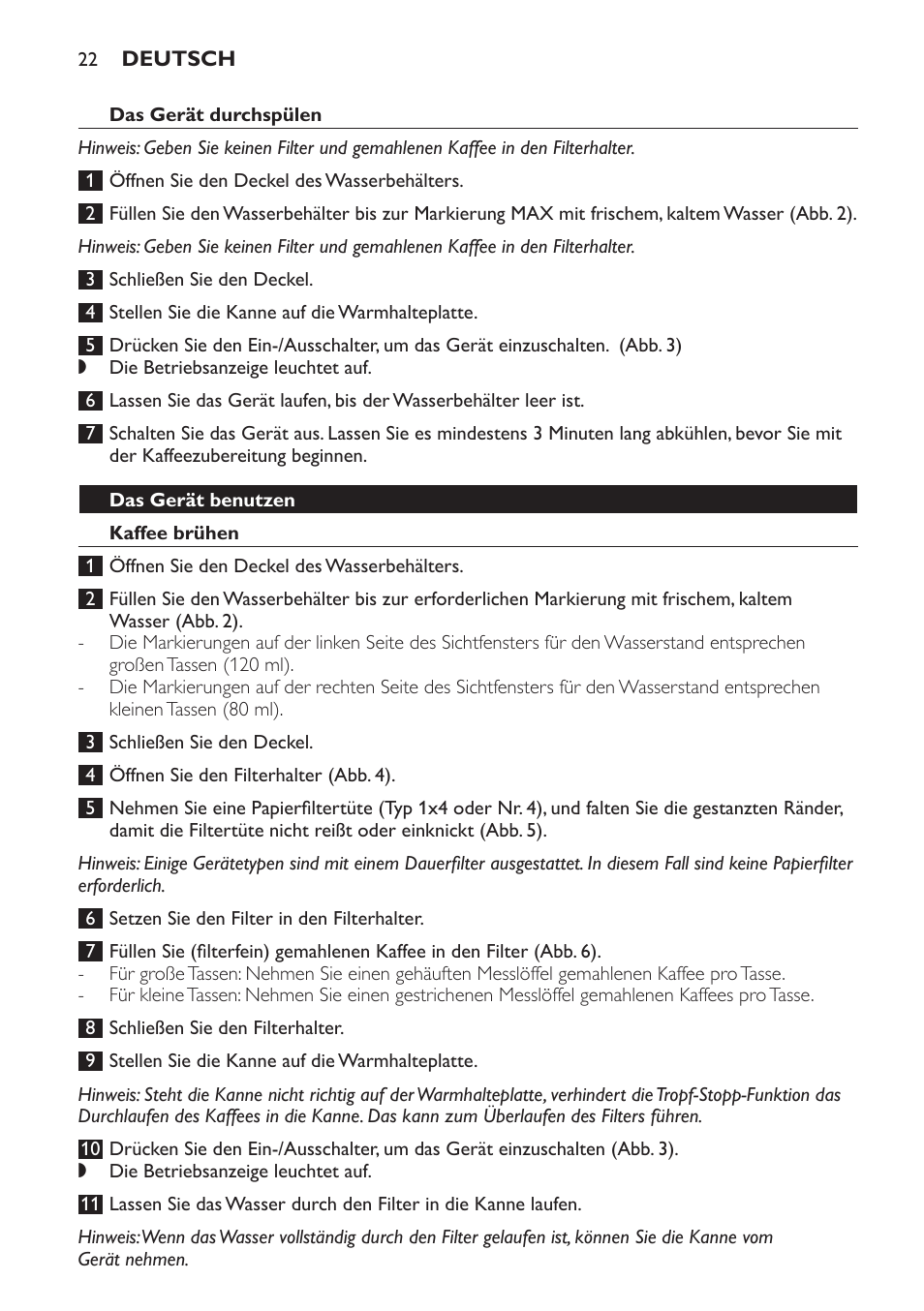 Philips HD7584 User Manual | Page 22 / 118