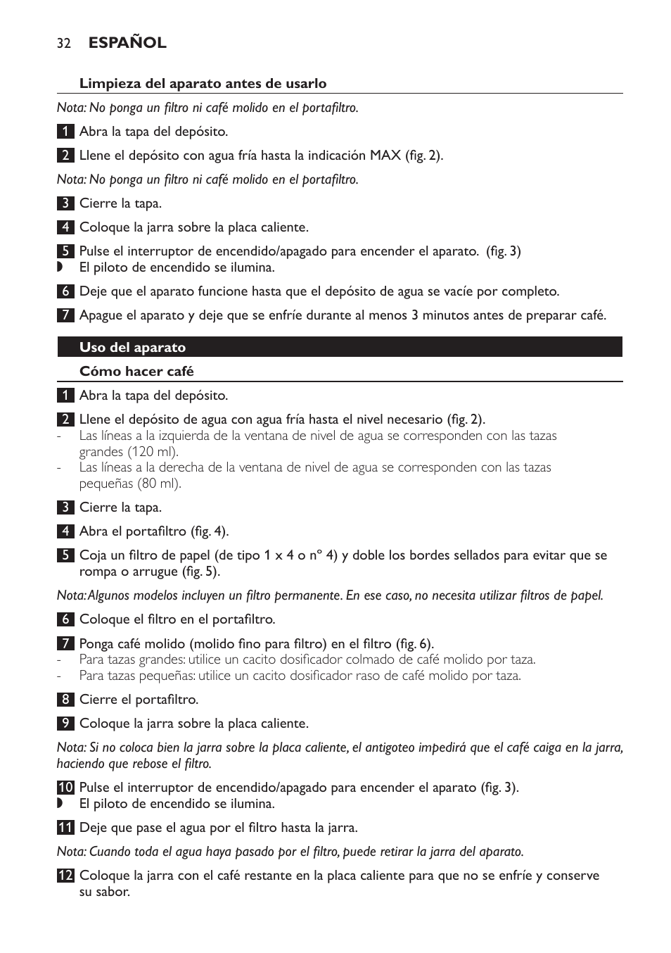 Philips HD7584 User Manual | Page 32 / 118