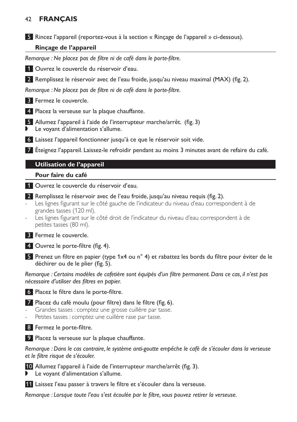 Philips HD7584 User Manual | Page 42 / 118