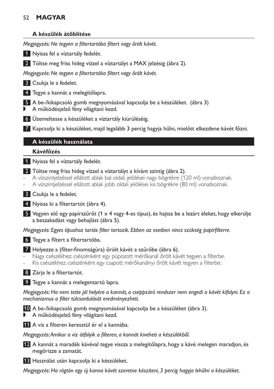 Philips HD7584 User Manual | Page 52 / 118