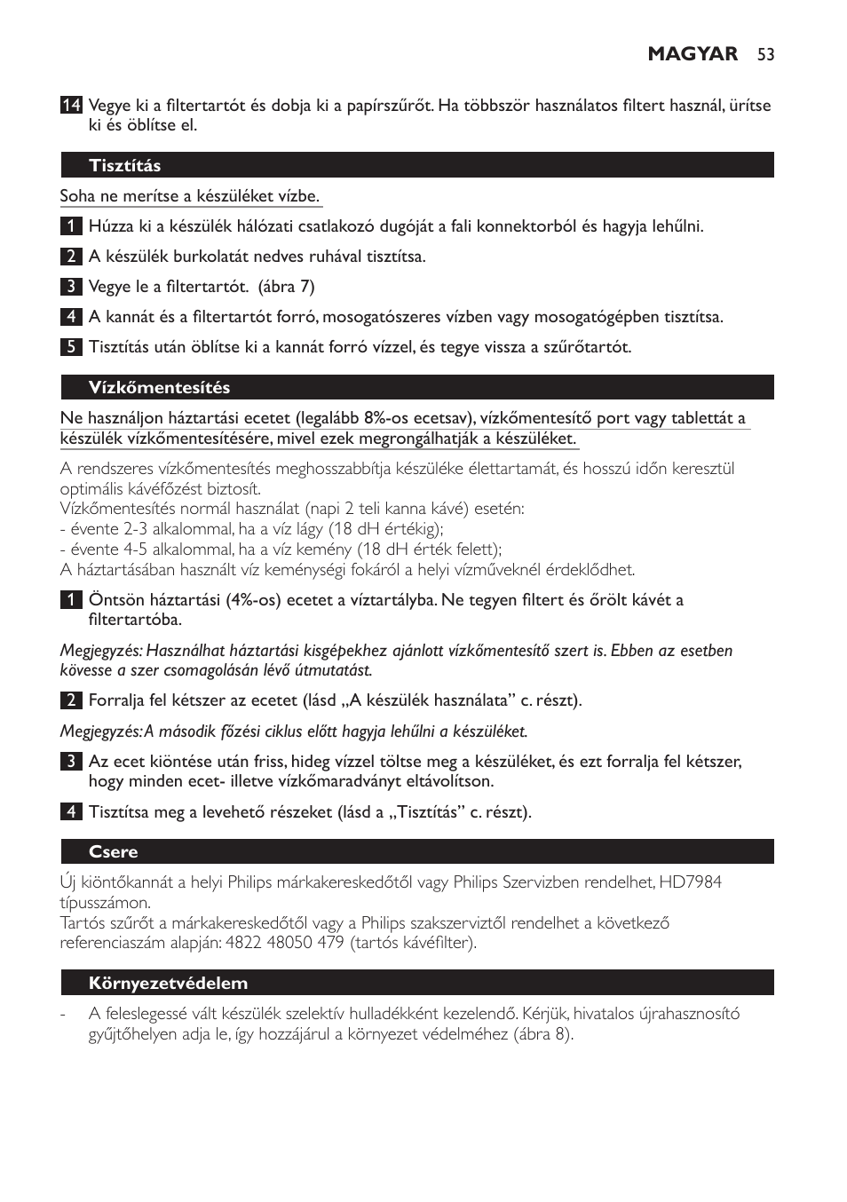 Philips HD7584 User Manual | Page 53 / 118