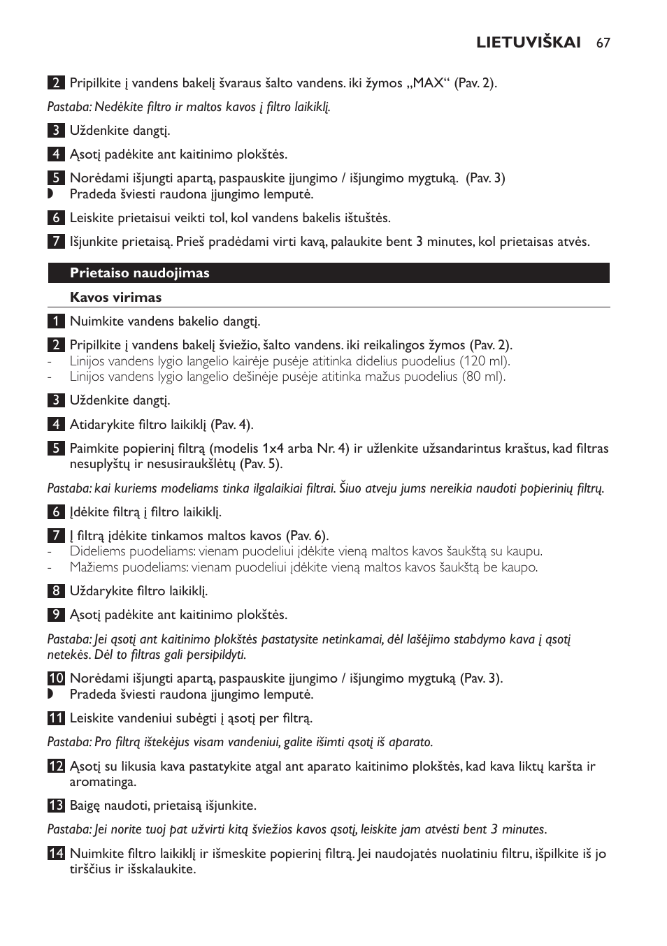 Philips HD7584 User Manual | Page 67 / 118