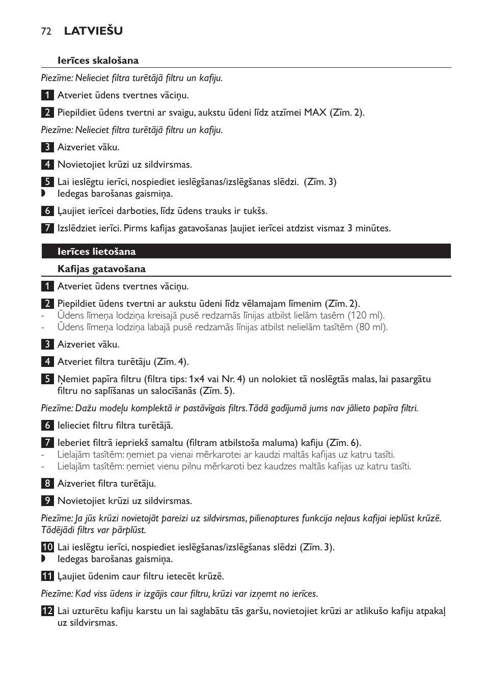 Philips HD7584 User Manual | Page 72 / 118