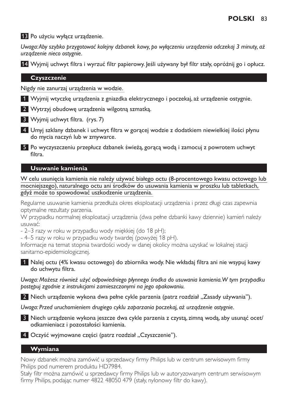 Philips HD7584 User Manual | Page 83 / 118