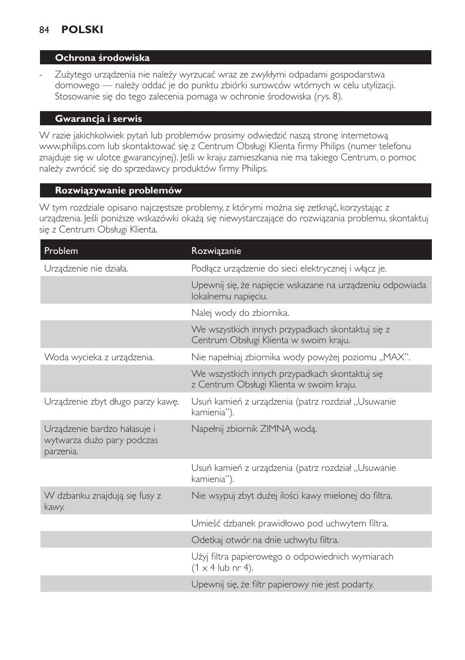 Philips HD7584 User Manual | Page 84 / 118