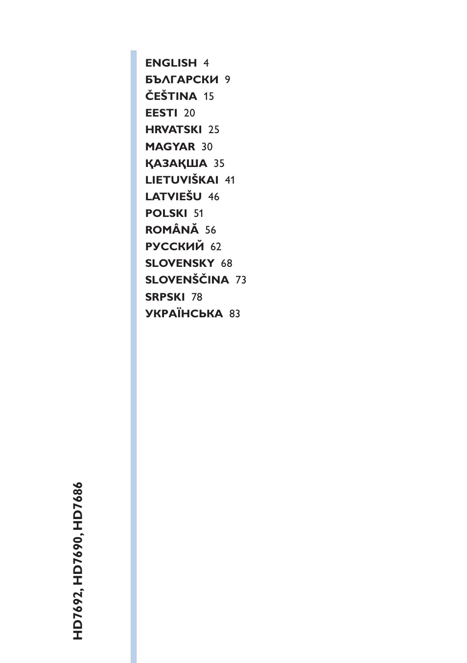Philips HD7690 User Manual | Page 3 / 92