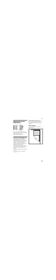 Tr içindekilertr montaj kılavuzu solo cihaz, Montaj kılavuzunun kullanılması, Cihazın kurulacağı yer | Duvar mesafesi | Bosch KSV36BW30 User Manual | Page 29 / 54