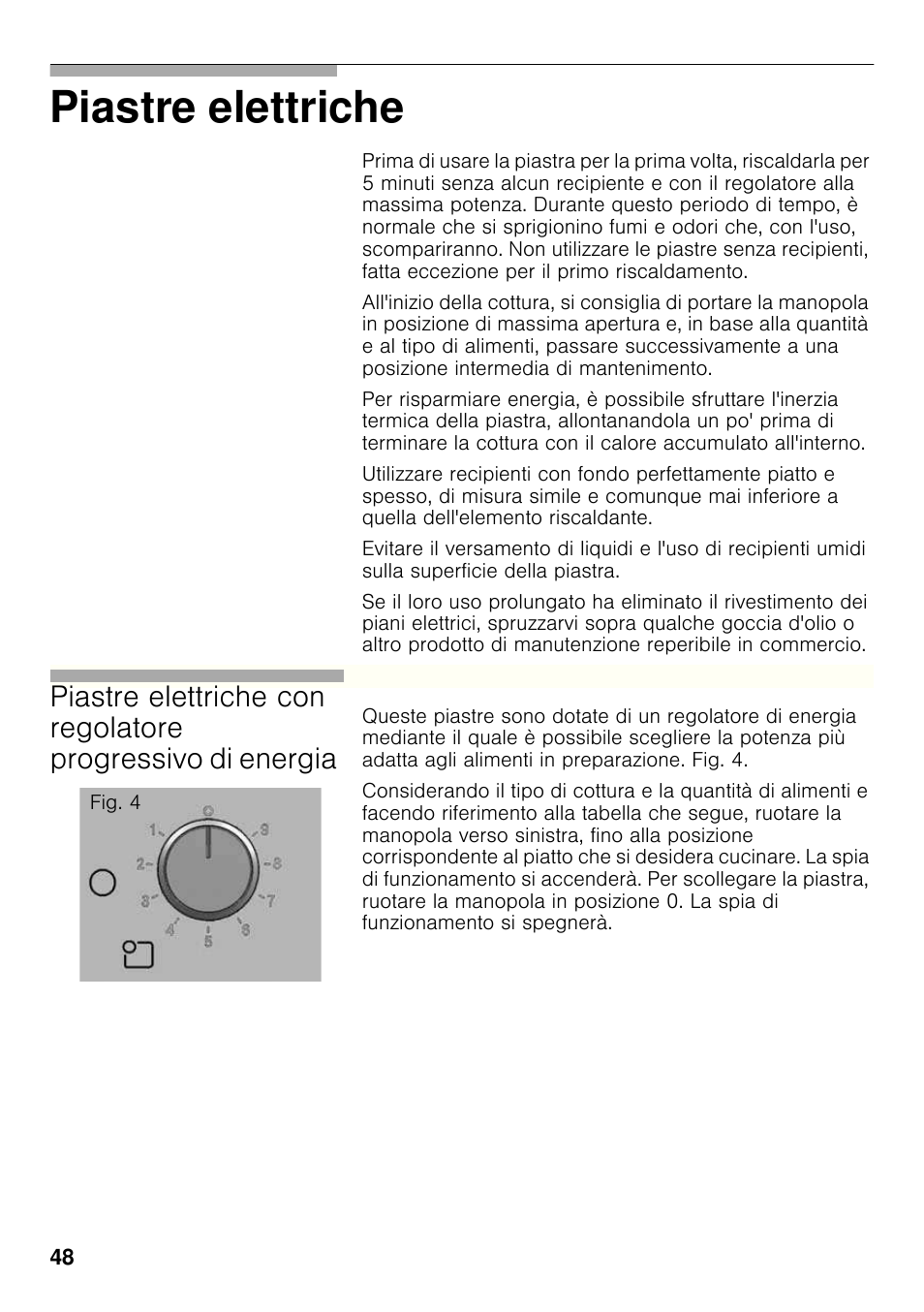 Piastre elettriche | Bosch PCC615B90E Placa de gas 60 cm de ancho Acero inoxidable EAN 4242002487960 User Manual | Page 47 / 86