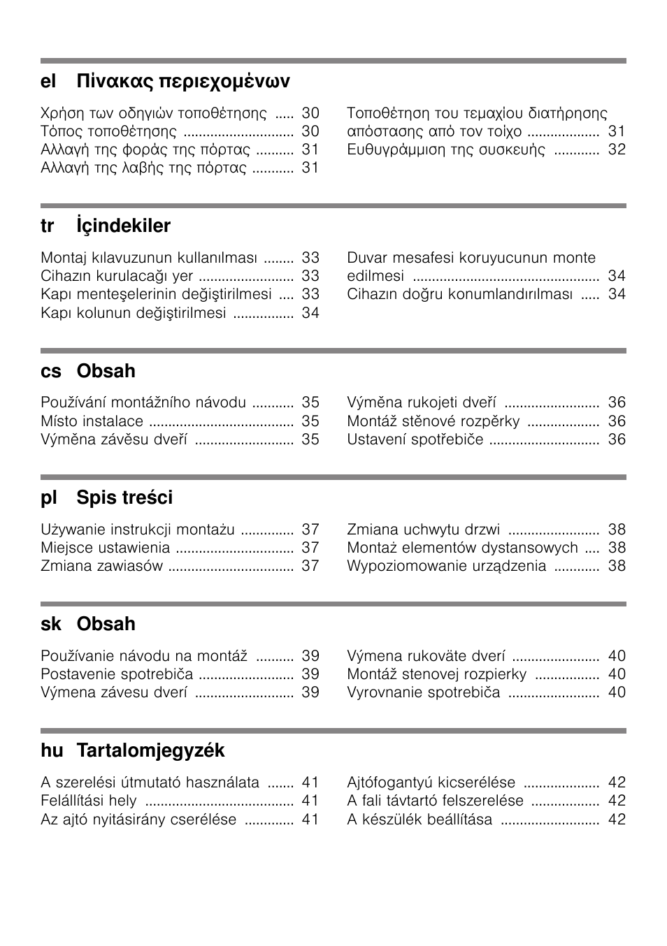 Bosch KDV47VL30 User Manual | Page 4 / 54