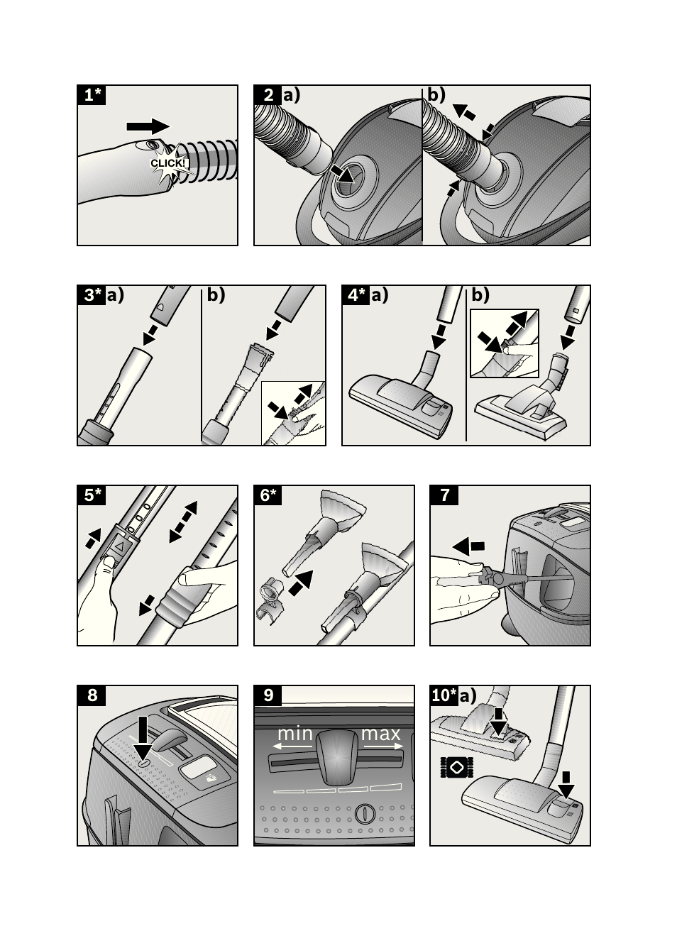 Min max | Bosch Aspiradores de trineo BGL452132 Maxxx 2100W hepa parquet EAN 4242002690698 User Manual | Page 147 / 151