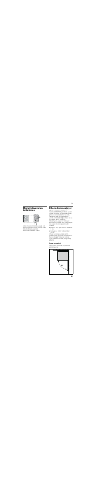Tr içindekilertr montaj kılavuzu solo cihaz, Montaj kılavuzunun kullanılması, Cihazın kurulacağı yer | Duvar mesafesi | Bosch KSV33VW30 User Manual | Page 41 / 47