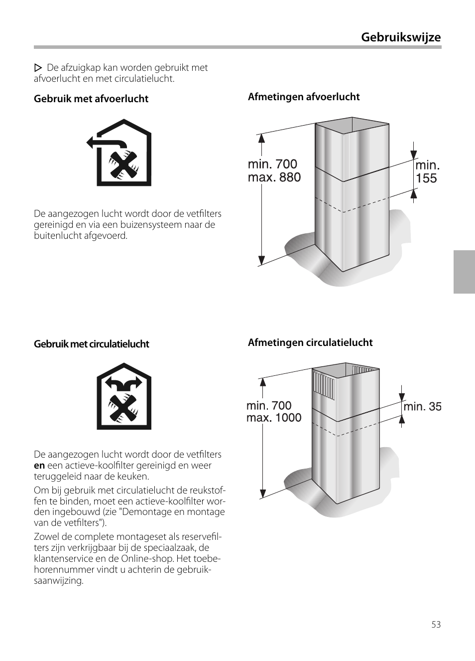 Gebruikswijze | Bosch DIB099950 Diseño Box EAN 4242002494395 Ancho 90 cm User Manual | Page 53 / 108